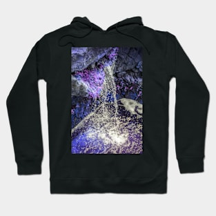 purple waterfall Hoodie